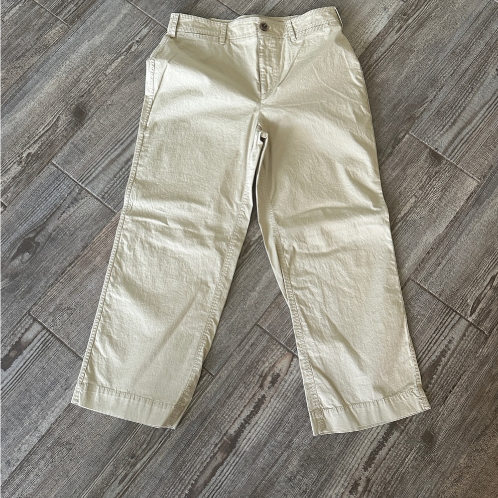 CHICOS WIDE LEG PANTS ANKLE/CROP SIZE O